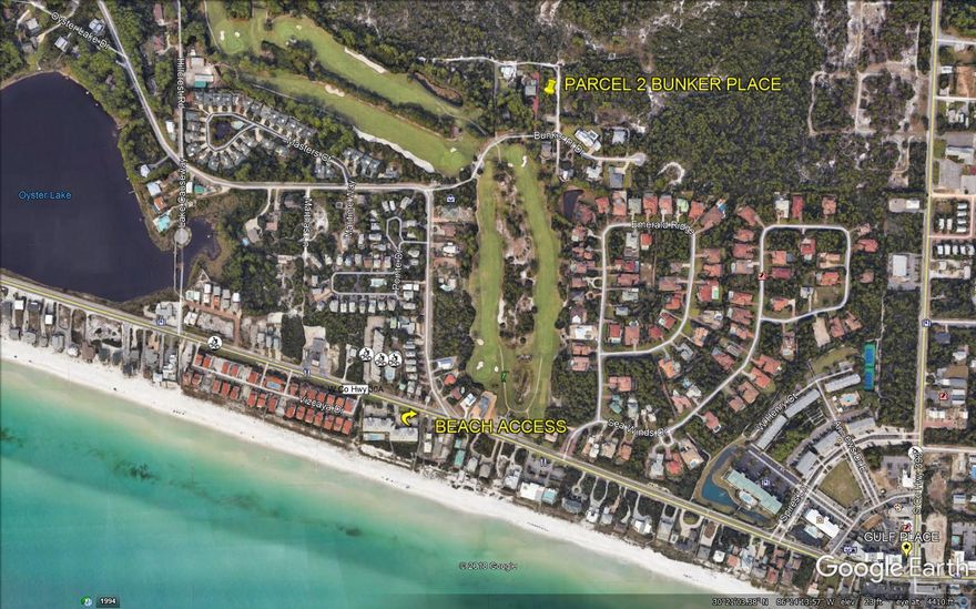 Price reduced ANOTHER $10,000! Prime residential home site in exclusive Bunker Place in close proximity to Santa Rosa Beach Golf Course and the beach/public access. High and dry, no HOA or strict architectural code. Very private location on low traffic, dead end street. Possible golf course views from a multi-story house. Carriage house allowed per County code. Easy stroll , bike or golf cart ride to nearby Gulf Place featuring popular local restaurants Shunk Gulley's, Perfect Pig, Pizza By The Sea, coffee and ice cream shops and numerous shopping boutiques. Join Santa Rosa Golf & Beach Club that offers 'the purest golf on the panhandle,' as well as Gulf front dining, pool, and beach only minutes away.