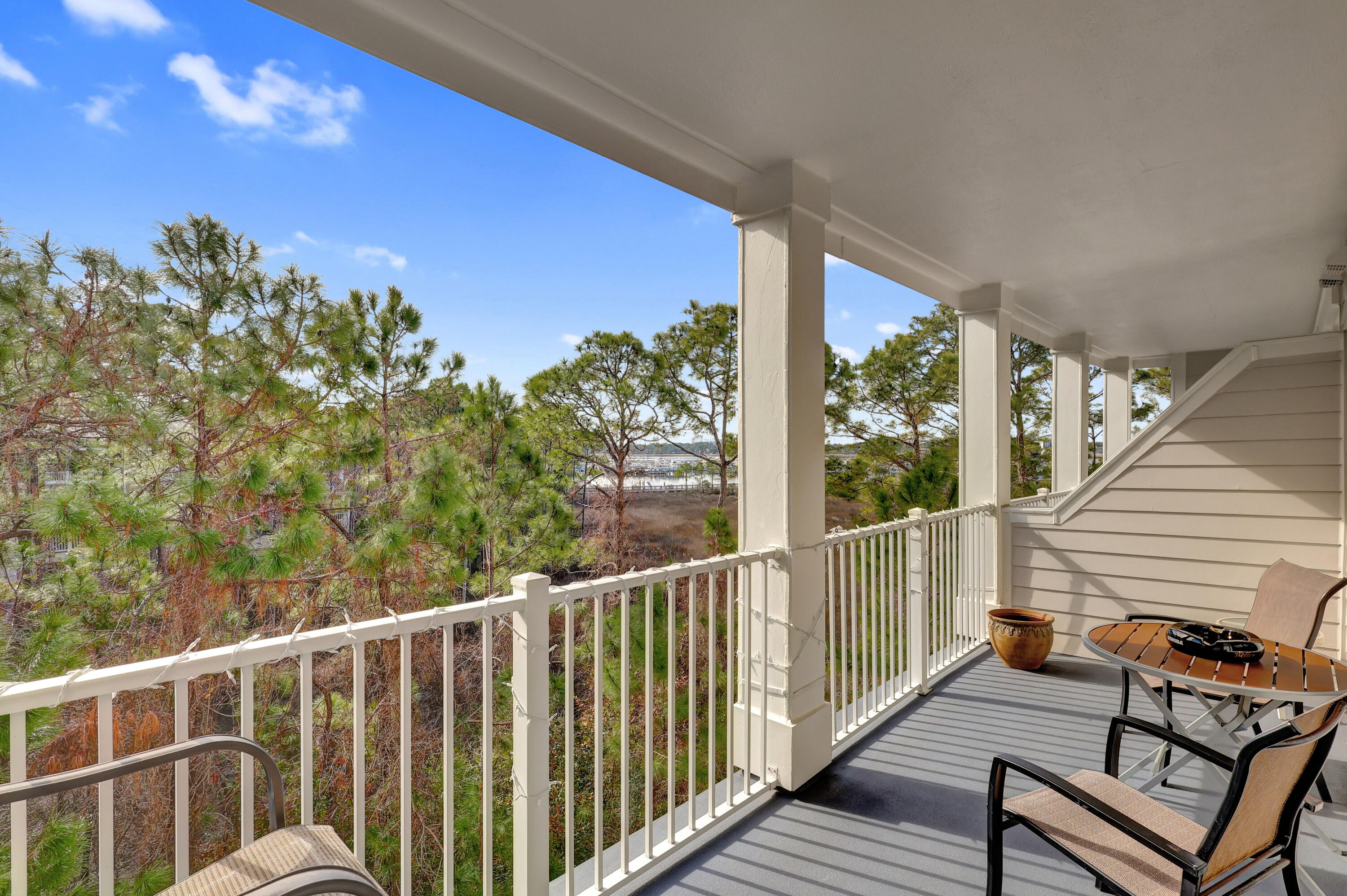 From this third floor covered balcony, enjoy beautiful views of the Choctawhatchee Bay and the Sandestin Marina. Located near the Baytowne Conference Center, shopping, dining, and entertainment in the Village of Baytowne Wharf. This condo features new LVP flooring in some areas, some new appliances, new paint, freshly appointed furnishings, a 2nd full bath with walk-in shower just off the living area for added convenience and is being offered fully furnished. The expansive floor-to-ceiling windows enhance the views and help to create a light and airy atmosphere. This condo has only been owner occupied and not on a rental program since 2022. Two pieces of art are excluded. Amenities include a magnificent lagoon pool, access to the Grand Sandestin fitness center, a gated underground parking area and private owner storage area. In addition, Lasata Owners will enjoy access the Solstice Club, which is private owner's clubhouse on the Bay with a large grill, outdoor gas fireplace, indoor bar, flat screen TV and comfortable seating inside and out where you can entertain family and friends while taking in the beautiful sunsets on the Choctawhatchee Bay.
As an introduction to the Sandestin lifestyle, we invite our new owners to explore amenities that make Sandestin special. The listing brokerage and seller(s) are presenting the buyer(s) of this property with (2) 90-minute rounds of Tennis court time, a golf foursome at one of our three championship courses, and a round of golf for up to four (4) players at the unrivaled Burnt Pine Golf Club.
Sandestin Golf and Beach Resort features more than seven miles of beaches and pristine bay front, four championship golf courses, 15 world-class tennis courts, a 226-slip marina, a fitness center, spa and celebrity chef dining. Shop, dine and play at the charming pedestrian village, The Village of Baytowne Wharf and more.
Inside the gates of the resort, residents enjoy a balanced lifestyle of high-class living, spanning the 2,400 acres from the beach to the bay. Everything within the gates of the resort is accessible by golf cart or bicycle. The entire resort is interconnected by miles of pedestrian, bike and golf cart paths that weave through groves of live oaks, meandering past natural lagoons, fountains, man-made lakes, and meticulously landscaped fairways.