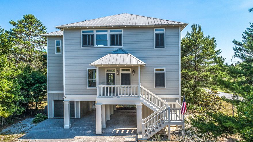 Do you desire the 30A lifestyle? This 4 bed / 3 bath home has it all! 3 deluxe size sitting decks, TRUE Gulf views, all stainless steel appliances,hardwood floors, 2 New HVAC systems, raised ceilings, a gorgeous backsplash,3 large decks, a garage and plenty of room to entertain! Back yard has plenty of room for a pool. This quiet neighborhood is perfect for family vacation rentals or for a primary residence. This home boasts an oversized lot and a serene atmosphere neighboring Topsail State Park. There are two master suites, an additional bedroom, and an office/bedroom. This house has a projected rental income of $55,000. Located just 1 block from Butler Elementary, walk to the beach or shopping! Don't let this house pass you by! Stop waiting and call your Realtor!