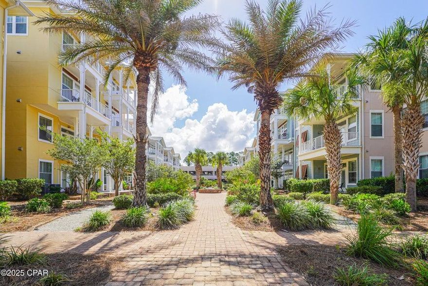 Price reduced!  Motivated Seller! This condo is sold turn-key, fully furnished and move-in ready.  Welcome to Island Reserve -- where resort-style living meets everyday comfort and a true sense of community. This beautifully maintained 1-bedroom, 1.5-bath condo offers an impressive amount of storage space within its 1,588 square feet that you truly have to see to believe. Step inside and you will find soaring 10-foot ceilings on both levels, giving the home a bright and open feel. 

The main level features an inviting living space and a well-appointed kitchen enhanced with a custom cabinet organization system. Upstairs, the spacious primary suite is a true retreat.  With no neighbors on one side, you will enjoy extra windows that fill the space with natural light as well as a private balcony. The en-suite master bathroom offers a tiled walk-in shower with glass door and a separate soaking tub, double vanities and two walk-in closets.


The interior is filled with thoughtful upgrades, including high-quality shelving in many of the closets and storage areas, under cabinet lighting, granite countertops and tile backsplash.  Need a bit more flexibility? The upstairs 16x4 bonus room may serve many different purposes such as a private office, cozy reading nook, additional sleeping space for guests or a nursery. Two balconies -- one on each floor -- overlook what many consider the most beautiful pool and landscaping in Panama City Beach. Whether you are enjoying your morning coffee or unwinding while overlooking the luscious grounds, the view is always a treat. Unlike most condominiums, you can park on the same level as your residence here, making running errands like grocery shopping so much more convenient.


Life here feels like a permanent vacation with endless opportunities for entertainment, including an indoor basketball court and pickleball court, a fully equipped gym, party room, a theater, and a charming library where you can ''give a book, take a book''. The active Social Committee ensures there is always a way to connect, from live music by the pool to community Thanksgiving dinners and holiday parties. Located just minutes from the beach, the airport, and shopping and dining at Pier Park, this condo offers the perfect balance of excitement and serenity. You will feel truly at home, since there are no short-term rentals in Island Reserve.