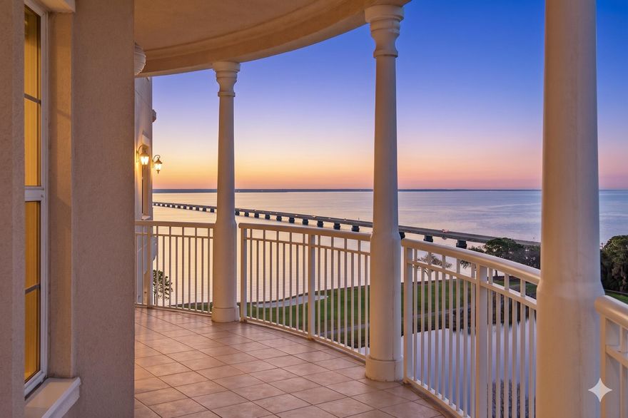 Welcome to One Water Place, Destin's premier address and luxury ownership at it's finest. Unit 1007 is located on the 10th floor of the center tower, offering stunning views of the Bay, Gulf, One Water Place swimming pool, Kelly Plantation Golf Course, and central Destin from it's massive 180 degree wrap-a-round balcony. This mostly furnished unit is the much desired Castleton floorplan, offering a spacious 3,220 square feet, large living room with gas fireplace, 3 bedrooms plus an office, luxurious kitchen featuring high-end appliances, and a formal dining room, all of which include breathtaking views from every angle. Recent improvements include in 2022 a new outdoor grill, in 2023 new wood flooring and carpet in the primary bedroom, in 2024 the unit was newly painted along with a new refrigerator and dishwasher, in 2025 a new ice maker was installed, and in 2023 a new California Closet upgrade was added to the primary walk-in closet and a new bar was added to the living room. This unit also comes with a much coveted GOLF CART PARKING SPACE and two assigned parking spaces in the underground garage. The amenities at One Water Place are unparalleled. They include semi-private elevators, swimming pools, huge fitness center and spa, owner's club room, billiards room, gardening facility, walking paths and fountains, underground parking, dog park, arts and crafts room, and guest suites in each building available for up to 7 nights. Kelly Plantation is the area's premier gated community, comprised of numerous parks, community pool, tennis and basketball courts, and an 18 hole championship golf course designed by Fred Couples that boasts over 7000 yards of gorgeous greens along miles of bay-front shoreline, lakes, and ponds. One Water Place is truly the best there is. Come take a look. Buyer to please verify all information contained herein.