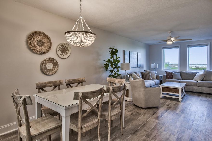 MOTIVATED SELLER Only $529K for a beachfront condo overlooking the DESTIN PASS. $80K in renovations. Experience coastal living at its finest in this gorgeous renovated 2-bedroom, 2-bath condo directly on the beaches of the Gulf Coast. Enjoy sweeping, unobstructed views of the East Jetties, Destin Pass, and sugar-white beaches. Watch dolphins play, passing fishing charters, and seasonal fireworks from your private balcony, living room and master bedroom. This professionally decorated unit combines comfort with style, making it an ideal personal retreat or income-generating investment. Proven rental performer. Resort amenities include a heated pool, hot tub, beachside pavilion, charcoal grills, tennis courts, pickleball, shuffleboard, fitness room, community room & private beach access. over 800 ft. of soft, sugar-white beach, and a huge covered parking garage.  Don't miss your chance to own a piece of paradise!  FINANCING: No conventional loans. NONWARRANTABLE/CONDOTEL. Buyer to verify all information deemed important for accuracy.