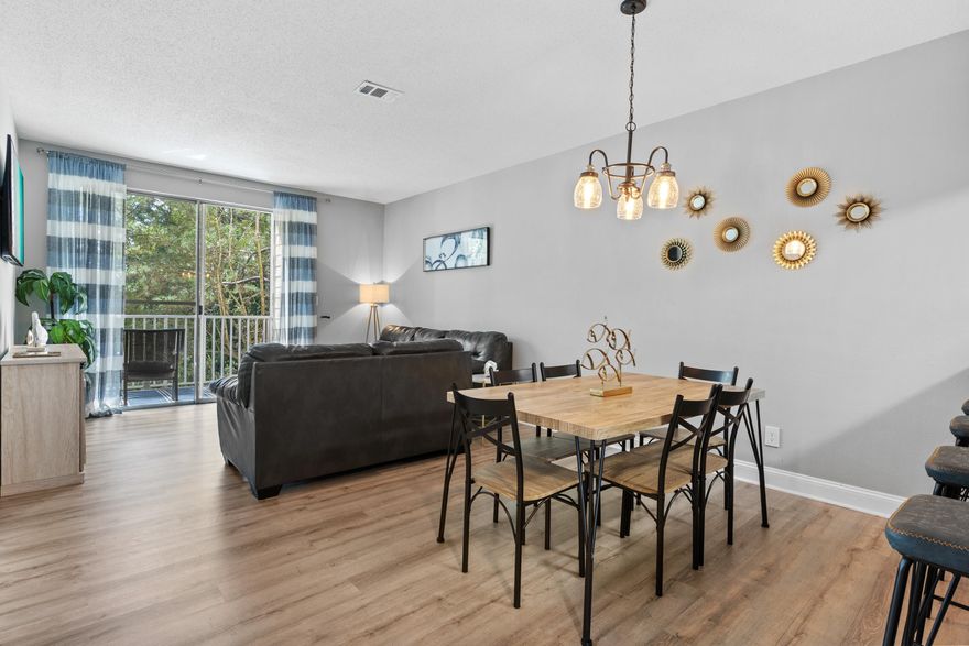 A must see!  Come see this beautiful 2 bedroom 2 bathroom, fully furnished condo in a desired location.  Currently being used as an AirBnb, it is ready for you.  Great location, close to shopping and restaurants.  Walking distance to Publix and Grand Boulevard shopping center.  The community offers a pool and fitness center.