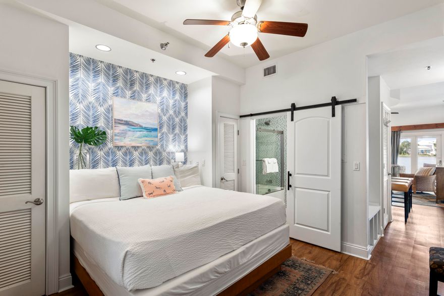Ditch the stairs and embrace the beach life! This first-floor Lake Carillon condo offers effortless access to the Gulf and resort pools. Featuring a cozy living layout and a private porch with beautiful lake views, it's the perfect getaway or investment. Enjoy the quiet luxury of a low-density community with tennis, basketball, and multiple pools, all while being a short drive from 30A and Panama City Beach. Live where the lake meets the sea!