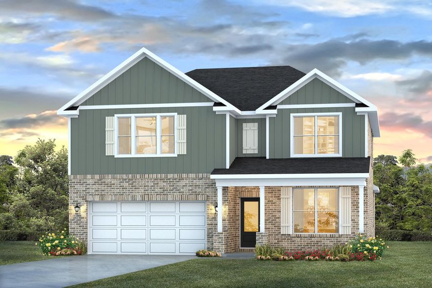 Welcome to Blackwater Reserve Community offering residents use of a beautiful Community Pool, Lazy River & Pickle Ball and more.  The Embry is a spacious 5 bed, 3.5 bath two-story home offering over 2,900 sq ft with a 2-car garage. The first floor features a private primary suite with a large walk-in closet. A flex space off the foyer is perfect for a home office or dining area. The open-concept kitchen includes stainless steel appliances, and a center island that flows into the great room. Upstairs offers four additional bedrooms, two full baths (including one ensuite), and a versatile bonus living area. This highly desirable home comes standard with a Smart Home Technology package with several Smart devices for your convenience. Hurricane fabric window and door protection is standard. ALL LISTING pictures, colors, features, and size may vary. Square footages are approximate.