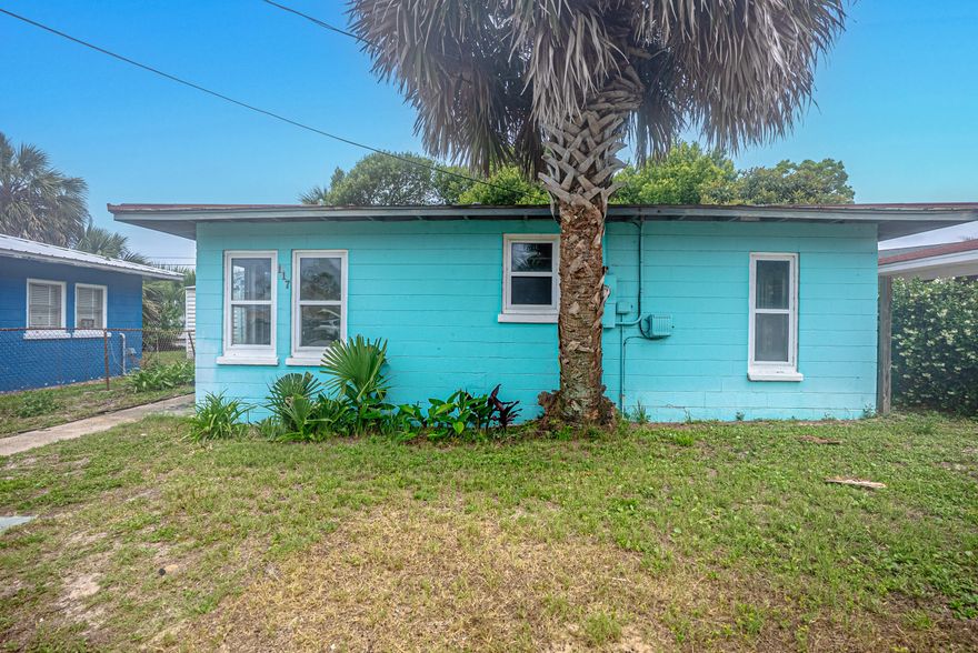 Located in the heart of Laguna Beach, this charming 2 bedroom cinder block cottage offers an incredible opportunity. Featuring tongue and groove ceilings, terrazzo floors, and a location just one block from the Gulf, this property is full of character and potential. Whether you're looking to make a few updates or take on a full renovation, this home offers solid bones and the chance to create the perfect beach retreat or short term rentalLaguna Beach is known for its laid-back coastal lifestyle, golf cart-friendly streets, locally loved spots like Thomas Donuts & Ice Cream Shop and the Carousel grocery store, and miles of beautiful protected shoreline. Conveniently located just minutes from Pier Park, and new attractions like Dolly Parton's Pirates Voyage and TopGolf, approximately 10 minutes from 30A, and about 22 minutes from Northwest Florida Beaches International Airport, this location offers easy access to dining, shopping, entertainment, and travel. Whether you're searching for a primary residence, vacation home, or investment opportunity, this property is full of possibilities. Come see it today!