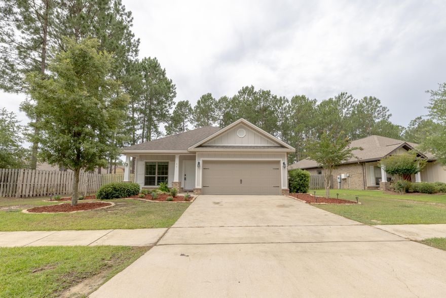SELLER OFFERING UP TO $5,000 IN FLEX CASH to be used toward buyer closing costs, prepaids, or other allowable expenses with an acceptable offer!

Don't miss this incredible opportunity to own a beautifully updated home on a large wooded lot in the highly desirable Passages of Hammock Bay community. This meticulously maintained 3-bedroom, 2-bath home with a versatile flex space offers the perfect blend of comfort, privacy, and modern upgrades.

The home has undergone extensive improvements in May 2026 (this year), including fresh interior and exterior paint, giving the property a clean, modern feel throughout. Additional recent upgrades include all new ceiling fans, light fixtures, recessed lighting, bathroom mirrors, faucets, hardware, and designer finishes that elevate the entire home.



Inside, you'll find beautiful cabinetry, granite countertops, and upgraded tile plank flooring that extends throughout the entire home, creating a seamless and elegant look. The spacious primary suite features a professionally designed custom closet system with built-in storage and a stunning fully tiled walk-in shower.

Outside, the improvements continue with brand-new privacy gates, including a double gate providing convenient backyard access. Situated on a quiet dead-end street, this home enjoys one of the most private settings in the neighborhood. With no homes directly in front or behind the property, you'll enjoy peaceful wooded views and exceptional privacy year-round.