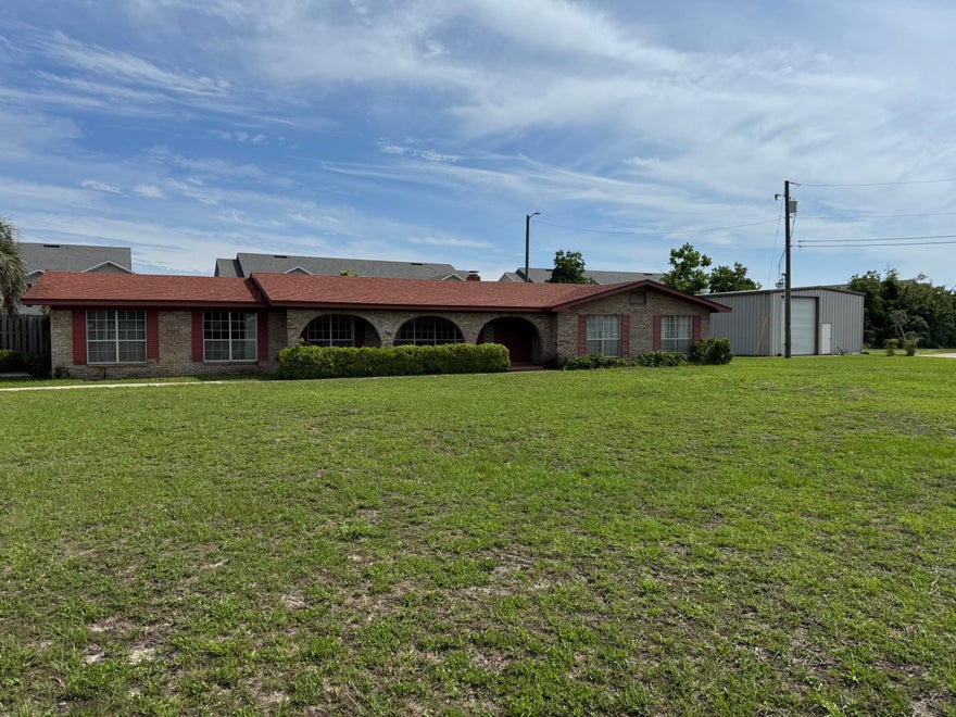 Welcome to the up and coming 130 E Baldwin Road. In recent times many offices, rentals, and even Dollar General have set up shop in this section of Baldwin Road.  Currently per FDOT, approximately 17,700 cars pass through this section daily. 

The property features 1.18 acres per the Bay County Property Appraiser.  On said, 1.18 acres, there is a 4 bedroom/3.5 bath house with 3,342 square feet.  It is currently zoned C-2 and has the potential for many uses such as certain office space, pharmacies, bed and breakfast, service station, and more.

Come see the potential.  Come see this property today!