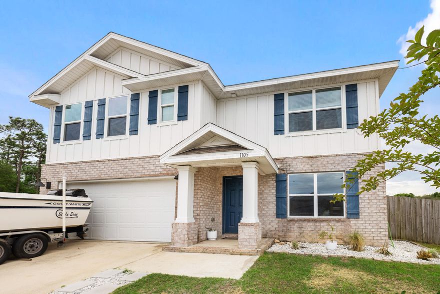 Welcome to this refreshed 5-bedroom, 3-bathroom home in the desirable Patriot Ridge community of Crestview. Offering 2,626 square feet of well-designed living space across two stories, this home provides both room to grow and flexibility for today's lifestyle. Fresh paint throughout gives the entire home a clean, modern feel, making it truly move-in ready.
The spacious layout includes a thoughtfully designed main living area along with an additional upstairs living space--perfect for a media room, playroom, or private retreat. With five generously sized bedrooms, there's ample room for all of your needs.
Outside you will enjoy elevated views of the backyard overlooking a peaceful lake, creating a relaxing backdrop for your morning coffee or evening unwind.  The lake is perfect for those who love fishing and relaxing water activities. There is plenty of space on the side of the house to park a small boat. The home also features a garage for added convenience and storage.
Located in the sought-after Patriot Ridge community, residents enjoy access to a community pool and South Crestview's access to 85 and the shopping and dining of Crestview.

*Earliest possible move in date is June 15, but may not be available until July 1st. Please inquire for more details.
*Pet friendly Upon Approval
*Move Out Clean Fee Charged
*Background, Credit Checks