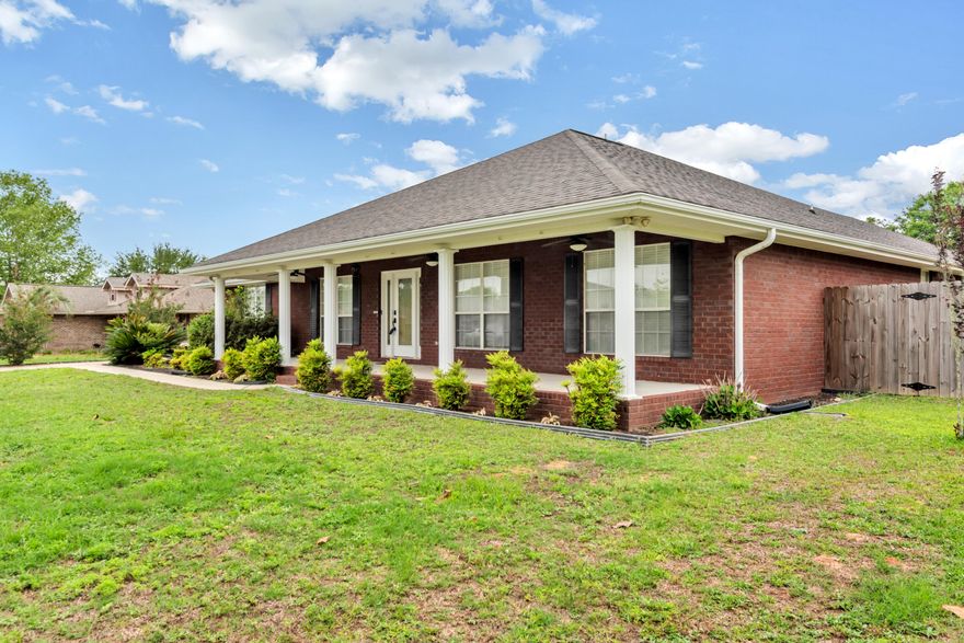This large home has many upgrades that you would normally see on homes in a higher price range. This 3100+ sq, ft, home features 4 bedrooms plus 3 full bathrooms. If you need, the study could certainly be used as an additional bedroom. A beautiful wood like floor flows through the home including the study, living room, family room and all 4 bedrooms as well as the hallways. The Master has a large bathroom suite with an oversize walkin closet, and double sinks. The kitchen is roomy allowing multiple chefs to prepare food and drinks without tripping over each other. A full slate of appliances including a large fridge as well as an oversize pantry that has plenty of room for food and additional counter appliances. The laundry area is large enough for washer and dryer along with an additional freezer. The home has a gorgeous country feel to it with the covered front porch that continues across the front of the home. The lot is approximately a half acre with irrigation and is accessed through a large gate to the fully fenced back yard. A large shop is at the back and is professionally wired so projects can be done without blocking the side load double garage. This home is a must see for the elegance, price and condition. Check it out soon.
