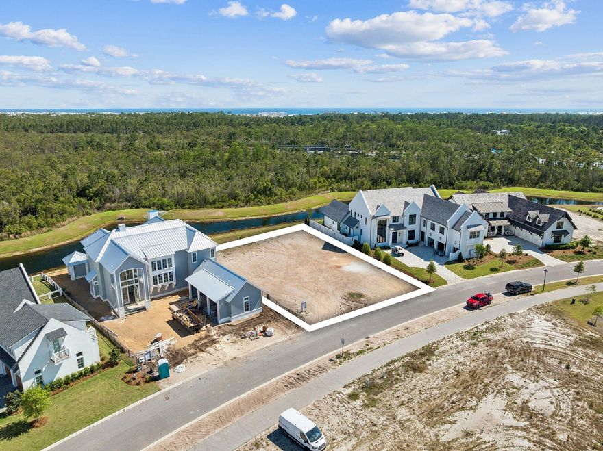 Situated within the highly sought-after Watersound Camp Creek community, this exceptional .33-acre homesite backs to a pond with designated green space beyond, offering enhanced privacy and a private preserve backdrop for your future home. Ownership includes membership to the Watersound Club, providing access to the exclusive Watersound Beach Club with pools, dining, and beach setups, along with premier golf at Sharks Tooth, Camp Creek, and The Third. Residents also enjoy the Camp Creek Amenity Center featuring tennis, pickleball, fitness center, resort-style pool with lazy river, adult-only pool, playground, game room, and multiple dining options. With no required build-out timeframe and located within a rental-restricted community, this homesite offers a rare opportunity to create a private coastal retreat in one of 30A's most desirable settings.
