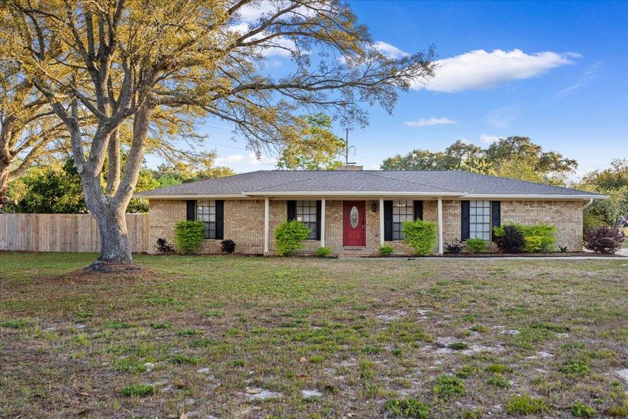 Claim your slice of the Florida dream in the Ranchette neighborhood, Gulf Breeze's hidden secret.

This solid brick home sits on a corner lot, offering space, freedom, and peace of mind rarely found in this market. With 3 bedrooms, 2 full bathrooms, a flex space that could easily be a 4th bedroom, and a large backyard, there's room for life to unfold as you wish, be it a home office, playroom, or guest suite.

No HOA means no restrictions or extra fees, your yard, your rules. The corner lot offers wide side-yard access, with room to store your boat, trailer, or watercraft at home. No storage fees, no hassle. Just grab the keys and go. The Gulf is only minutes away, but you're still less than 20 minutes from everything downtown Pensacola has to offer.
 The fully fenced backyard adds privacy and security, while the attached garage provides even more storage for everything you need. 

Inside, tile floors throughout mean easy maintenance and a clean Florida look. What truly sets this home apart are the meaningful updates:

New roof (2022),
New HVAC system (2021),
New water heater (2021),
New appliances (2021),
New fence (2024),
New lighting (2021),
Septic inspection and tank lid replaced (2026).

This home has been well maintained and upgraded, offering buyers confidence and minimal surprises, true peace of mind.

Gulf Breeze ranks among the most livable communities in Northwest Florida. Located in the Gulf Breeze School District, it's a close-knit community giving you a small-town feel. Whether you're planting roots or building a rental portfolio, this property checks every box.

Opportunities like this don't last: a move-in-ready brick home, no HOA, and a corner lot with possible boat storage in Gulf Breeze. Contact me today to schedule your private showing and secure this home before it's gone.