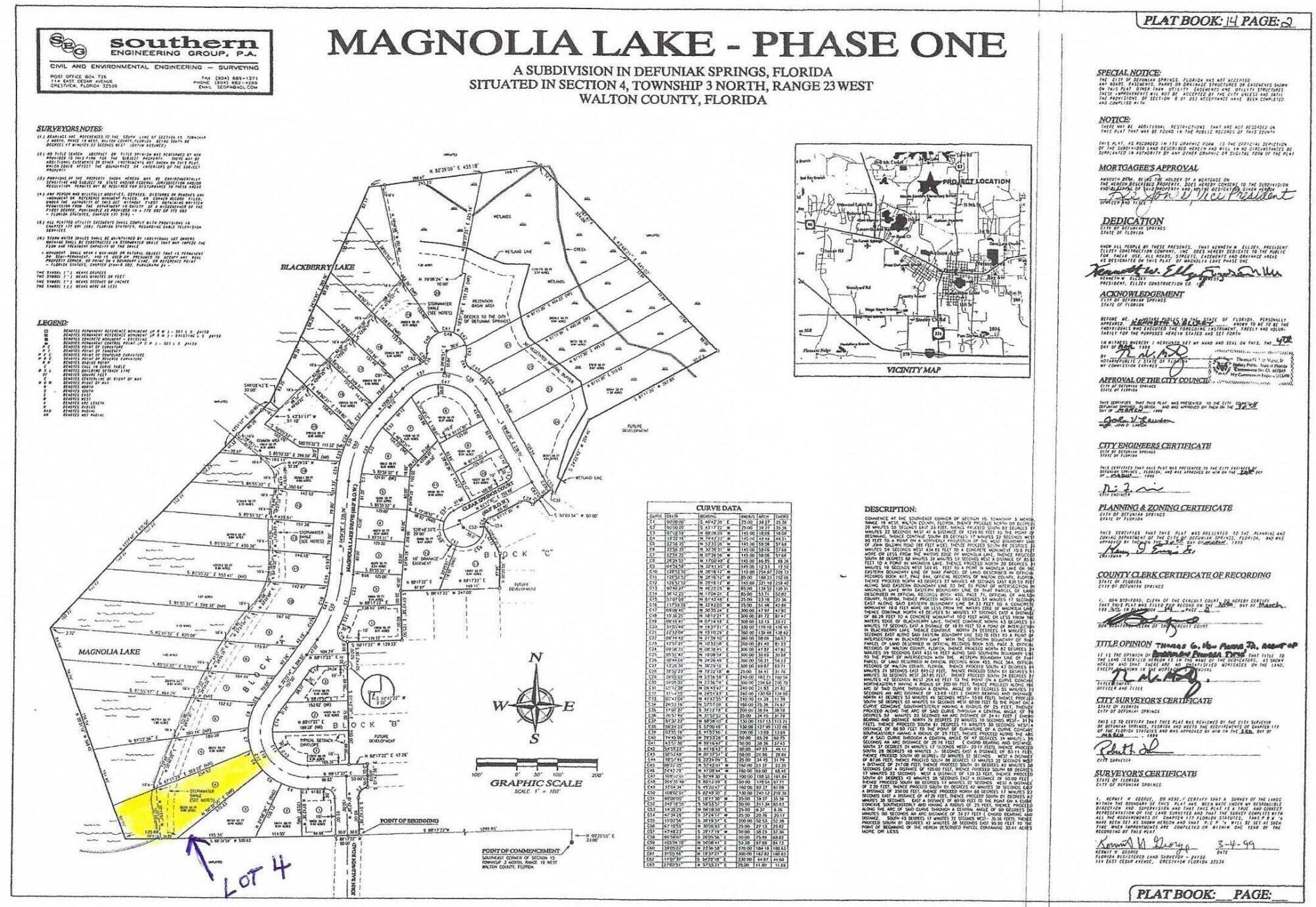 MAGNOLIA LAKE ESTATES PH 1 - Land