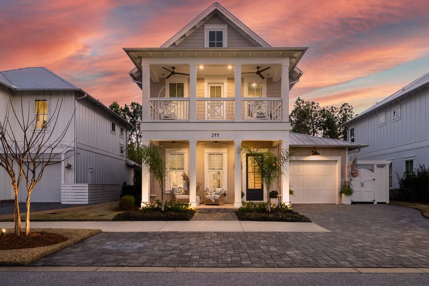 One of the most private homes in Cottage Grove is now offered at a compelling value position. Backing directly to protected forest and offering over 2,500 square feet of thoughtfully designed living space, 244 White Cottage Road represents a rare opportunity to own a newer, fully furnished home in one of 30A's most stable non-short-term rental communities. Beyond the gates of Cottage Grove, ownership here is defined by quiet quality, neighborhood consistency, and long-term appeal rather than the constant turnover found in rental communities. This particular homesite stands out for its unique setting, backing to preserved land that creates a peaceful natural backdrop and a sense of space rarely found this close to the heart of Santa Rosa Beach. Inside, the home offers one of the more  spacious three-bedroom floorplans in the neighborhood, with over 2,500 square feet designed for comfortable coastal living. Generous bedroom suites, open gathering spaces, and quality finishes create a home that lives larger than many comparable properties while maintaining the efficiency buyers appreciate in newer construction.

Built in 2022 and offered fully furnished, the property presents a true turnkey opportunity. Whether used as a primary residence, second home, or long-term coastal retreat, buyers can step immediately into ownership without the delays, rising costs, or uncertainty associated with building today.

What makes this offering particularly compelling right now is its competitive position within Cottage Grove. With limited opportunities becoming available and no comparable homes currently offered with this combination of size, condition, and privacy, this home represents a strong value relative to recent neighborhood sales.

For buyers who understand that lasting value along 30A comes from quality construction, privacy, and community stability--not density or short-term rental activity--this home stands apart.

Homes offering this combination of setting, size, condition, and location rarely become available and tend to attract strong interest once discovered.