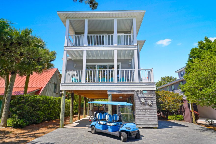 This is the beach house buyers have been waiting for, 88 Tarpon Street in Crystal Beach, Destin, Florida. Located in one of Destin's most popular areas for vacationers and short-term rental investors, this beautifully renovated 3-bedroom, 3-bath home offers the location, lifestyle, and proven rental appeal that make Crystal Beach such a favorite. Sea Amore is more than a wonderful vacation home. The numbers speak for themselves, with gross rental revenues of $130,000 in 2025. Vacationers can stroll to the white sand beaches and Gulf waters, hop on the street-legal golf cart, or ride their bikes and be right in the middle of the fun and energy that make this area such a sought-after vacation destination. 88 Tarpon feels like   a private resort retreat, with inviting indoor and outdoor spaces designed for relaxing, entertaining, and making the most of beachside living. The open-concept living, dining, and kitchen area is ideal for gathering with family and friends, and the home is filled with abundant natural light, wood floors, quartz countertops, high-end Bosch appliances, and excellent storage, including three owner closets that are especially useful for short-term rental use. Outside, enjoy covered porches, a screened back porch, and a fully fenced backyard with a private pool and spa that creates your own private retreat after a day at the beach. This home will convey turnkey and fully furnished, including the street-legal golf cart, so you can load up the beach gear, head down to the nearby Tarpon Beach access, and be on the sand in minutes. It already has an established rental following and is recognized as a guest favorite with a 4.9-star guest rating and 41 reviews. Buyers will also appreciate the nearby new Tarpon Beach Gulf Front Park on Scenic Highway 98, which will offer parking for cars, golf carts, and bikes, along with pavilions, restrooms, and additional beach access. Offered in an ideal location close to Destin Commons, dining, and entertainment, this Crystal Beach property is a standout opportunity. Professional photography coming soon. In the meantime, copy and paste this link into your browser for a sneak peek: [https://www.airbnb.com/h/seaamore]  Call me today for rental revenue reports, details on current 2026 bookings, or to schedule your private showing.