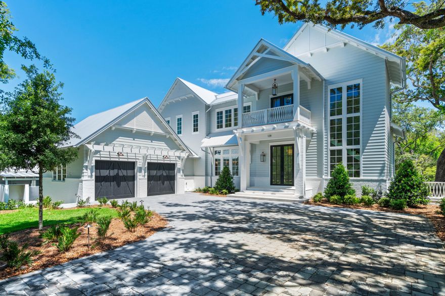 Fantastic opportunity to own this newly completed, custom beach home in Seagrove Beach! Just 2 blocks from several public beach access points as well as multiple shops and restaurants in Seaside, this spectacular home is one of a kind! The large homesite features mature oaks & magnolias & is be a nature lover's dream with abundant indoor & outdoor space for the whole family to enjoy. This uniquely designed floor plan features the primary living area, kitchen, dining room & master suite all on the central, main level of the home. From there, go downstairs to find the large game room, a full bunk room and one additional bedroom. The upper level of the home features 2 more bedrooms with en suite baths, a bunk room & another living area/flex space! Features are numerous and include Thermador Professional grade appliances, Custom Cabinetry throughout, Hardwood and Tile Flooring, Quartz & Marble Countertops, Multiple Master Suites & Living Areas, Covered Porches, Private Salt Water Pool & Hot Tub, Fenced Back Yard, Custom Wall Treatments including Exposed Brick, Shiplap, thoughtfully curated Premium Wallpapers, Venetian Plaster and so much more. Multiple fireplaces inside and out create cozy spaces for the whole family to gather and enjoy together. This legacy beach home is situated in an ideal and convenient location in Seagrove Beach, tucked away among the mature oaks, yet still close to multiple beach accesses and adjacent to Seaside and close to all the action that central 30a has to offer including multiple shopping & dining options. Strong rental potential! Schedule a private showing today!