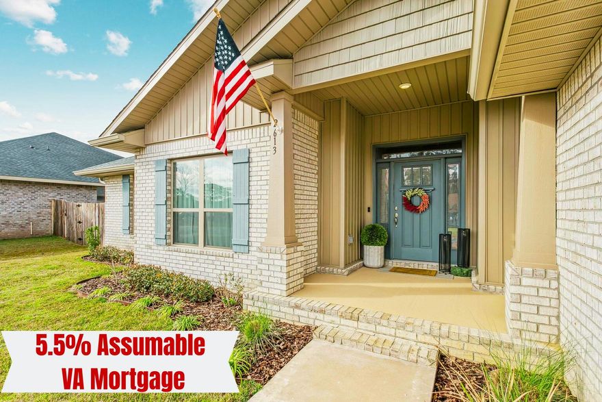 Wanting a 5.5% VA ASSUMABLE MORTAGE WITHOUT THE VA FUNDING FEE.. and reduced closing costs?

How about NEARLY NEW BRICK HOME **WITH UPGRADES** IN HIGHLY SOUGHT-AFTER LAKE SILVER? 

Did I mention this one comes with BONUS FEATURES, ADDED SQUARE FOOTAGE and  a MOVIE ROOM?  #KeepReading

This QUALITY-BUILT home (VA-APPROVED) is slightly bigger than identical floorplans and features exterior touches in a coastal color palette. 

Step inside to elevated ceilings, neutral paint, luxury plank flooring, upgraded lighting, and an open-concept design with GRAND WINDOWS THAT FLOOD THE SPACE WITH LIGHT!

Attention Foodies! The chef's kitchen (continued) features shaker-style cabinetry with ample storage space, GRANITE ISLAND, SS APPLIANCES (including LG FRIDGE), designated COFFEE STATION/BEVERAGE CENTER, WALK-IN PANTRY and spacious dining area. 

The Family Room LIVES LARGE and overlooks the lanai area and family grill! More on the exterior offerings momentarily, but first... let's talk builder bonus!

The builder added a special bonus to the master suite! The master bath features a garden soaker tub (with window) and a walk-in shower (with glass doors and seating). He also installed an expansive granite vanity with 2 sinks, multiple drawers, and 2 large walk-in closets. #NoSharing 

The master bedroom boasts tray ceiling, plush carpeting and large windows offering backyard views. 

All bedrooms feature above-average square footage, with DEEP CLOSETS, plush carpeting, neutral paint, and large windows... but one of them offers another bonus/surprise!

The owners converted Bedroom #2 into a MOVIE ROOM/Mancave that hosts a retractable projector screen perfect for movie nights with friends and family. The closet remains intact though... so this home is a true 4 bedroom!

The 2nd bathroom offers an expansive granite vanity equipped with extra drawers and cabinets, walk-in linen closet and standard tub/shower combination. 

Now let's explore the exterior. French doors lead to the covered lanai/grilling area and the flat, privacy-fenced, backyard. 

Take comfort in ANOTHER BONUS! Rrecently installed gutters protect your yard from flooding and erosion. The yard is currently a blank canvas ready for your landscaping/hardscaping vision. It will also accommodate a pool. #FloridaDreams

ADDITIONAL PERKS INCLUDE: Survey, Termite Bond, County Taxes, A-rated Schools, AND CHEAPER HOMEOWNER'S INSURANCE BECAUSE THIS HOME IS ONLY 2 YEARS OLD!

Remember the builder added additional square footage to this flooplan, along with pricey upgrades... and you deserve the best! Owner hates to sell but duty calls. Make an offer today!