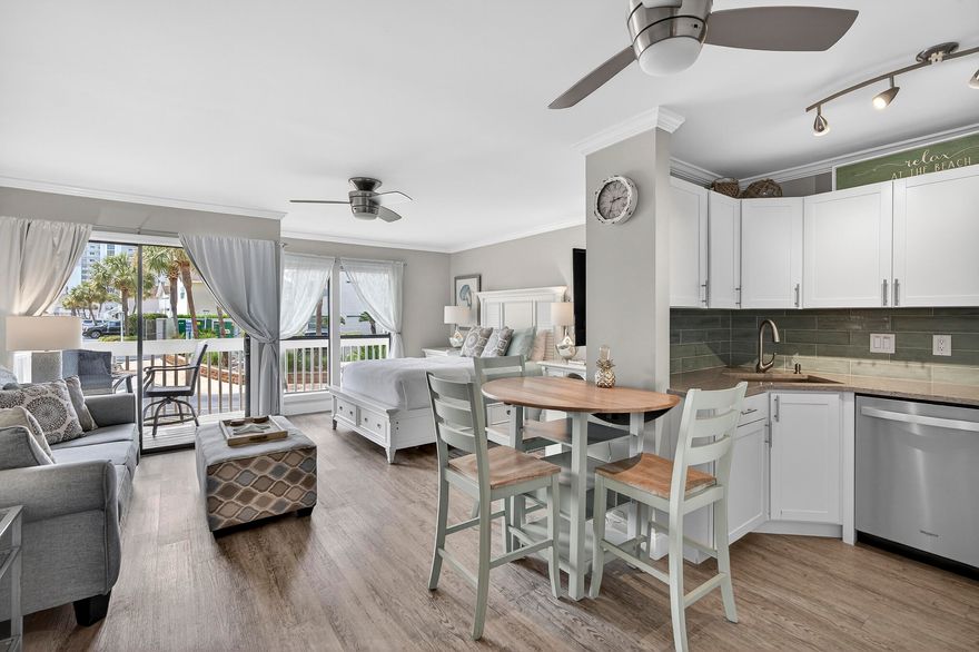 THIS IS A RENTAL MACHINE! Generating $40,715 in gross rental income for 2025, with 57 days already booked. This fully remodeled, turnkey studio is just steps away from the pool and private beach and comes fully furnished with thoughtful attention to detail throughout. Don't wait--this one won't last long! Sandpiper Cove is a 43-acre gated resort located on Holiday Isle in Destin, offering an incredible array of amenities: a private beach with seasonal pavilion serving food and beverages, five swimming pools, three hot tubs, six lighted tennis and pickleball courts, BBQ grill areas, and a 9-hole par-3 golf course. Enjoy on-site dining at Louisiana Lagniappe, plus easy access to nearby shopping, dining, and entertainment. Schedule your showing today!
