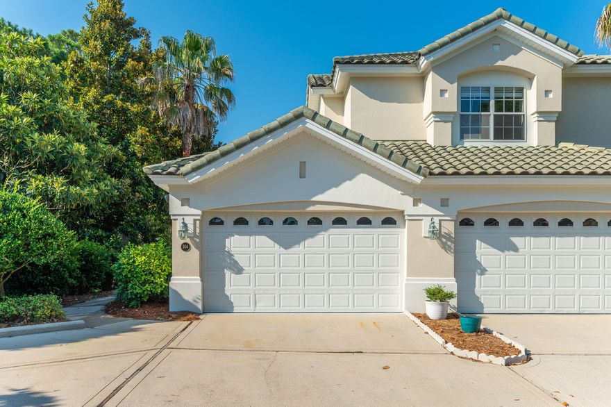 Don't miss your chance to rent in Regatta Bay!! This gorgeous townhouse offers a luxurious living space in an ideal location with access to ALL that Destin has to offer! Regatta Bay boasts a long list of amenities to enjoy; a community swimming pool (and kiddie pool), pickleball courts, playground, and clubhouse are just a few. The award winning golf course is your backdrop to enjoy Florida sunsets from the upstairs balcony. Inside you'll be greeted with a mix of hardwood in the primary bedroom, tile, and carpeted floors in two bedrooms. A large kitchen with granite countertops and stainless steel appliances are sure to entice any chef in the family. 2 primary suites with attached bathrooms create a living space sure to fit your needs. All living areas are on the second floor. Washer & Dryer hookups in laundry room and an oversized 2-car garage is located on the first floor. This townhouse is a MUST see! Contact us today to schedule your showing!!