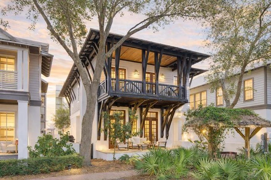Positioned on West Kingston Park, 21 Hamilton Lane showcases an elegant interior design, exceptional outdoor living spaces and a cherished location in Rosemary Beach. This rejuvenating 30A residence captures the essence of its prestigious community and delivers striking value as the lowest-priced 4 bedroom home for sale in Rosemary. Where mornings start with a walk to coffee and afternoons are enjoyed with a coastal breeze, this property is the one you've been searching for. 21 Hamilton Lane is truly a rare offering as a turnkey investment property with strong rental potential and many recent updates. Whether you are enjoying coffee on the fabulous front porch overlooking West Kingston Park, grilling out for the family in the side patio or sipping beverages by the outdoor fireplace, this home has so many areas for family and friends to gather and make unforgettable memories along the coast.