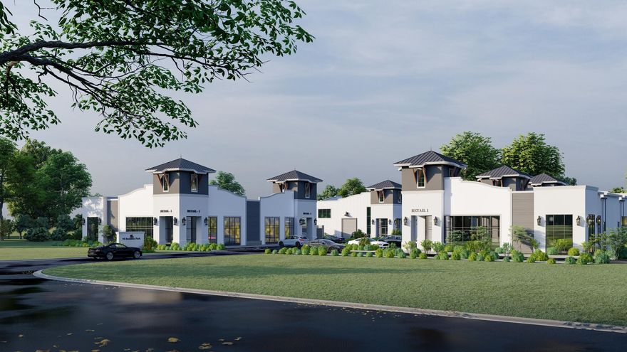 PRIME HIGHWAY 98 OPPORTUNITY - NOW DELIVERING!! 5 MONTH'S FREE RENT FOR FLEX SPACES!!
Coming soon to booming Santa Rosa Beach, this premier commercial retail complex offers exceptional visibility and direct access along Hwy 98. The project features street-front retail plus six Class A retail, showroom, warehouse, and flex spaces with soaring 24' ceilings, full roll-up doors, and modern coastal finishes. Spaces range from approx. 3,700-5,200 SF, including 730 SF second-floor office mezzanines in each flex unit. Designed for retail, service, fitness, medical, and wholesale users, this high-profile destination already boasts signed tenants including a medical spa, fitness concept, and coffee shop. Position your business at the center of growth.