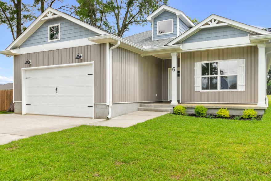 This brand-new semi-custom Craftsman-inspired home is more than just a house--it's an opportunity to design and create the home of your dreams. Offering four bedrooms and two bathrooms, this spacious floor plan provides both comfort and functionality while giving you the chance to personalize it every step of the way. From flooring, countertops, cabinet finishes to paint colors, fixtures, and exterior colors, you'll have the freedom to select the details that match your unique style. Beyond finishes, the builder also offers options for certain mechanical changes, giving you even more control to tailor the home to your lifestyle. High-quality standard features already included--such as stainless steel appliances, quartz countertops, tall cabinets with crown, nine-foot ceilings, and tankless gas water heater  set the stage for a beautiful and comfortable living experience. The primary suite includes dual vanities and an oversized walk-in closet, while the tankless hot water heater ensures endless comfort and convenience and hot water on demand. Built with pride by a family-owned company that values craftsmanship, integrity, and personalized service, this is not your average builder-grade house. It's a unique opportunity to be part of the process, ensuring your new home reflects your personal taste and needs from the ground up. Estimated closing time is middle of April, 2026. Please note: photos are stock images of similar homes and may not reflect actual lot-specific finishes.