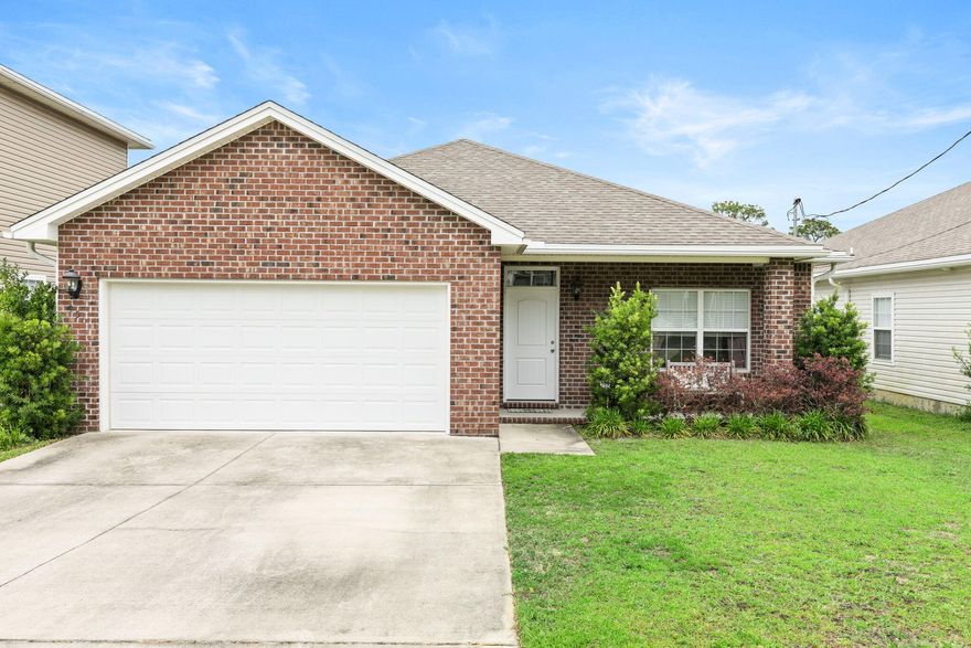 Welcome to 354 Fir Ave, a stunning newer-construction home tucked away in one of Niceville's most convenient and desirable locations. Built in 2020, this beautifully maintained 3-bedroom, 2-bath residence offers approximately 1,500 square feet of stylish, functional living space designed with both comfort and everyday convenience in mind. From the moment you arrive, you'll appreciate the home's clean curb appeal, modern design, and welcoming atmosphere.

Step inside to discover a bright open-concept floor plan filled with natural light and thoughtfully designed living areas that create the perfect space for entertaining guests or simply relaxing at home. The spacious living room flows seamlessly into the dining area and kitchen, making gatherings effortless and inviting. The kitchen is the heart of the home, featuring abundant cabinetry, generous counter space, modern appliances, and a layout that offers both functionality and style for cooking, hosting, or enjoying casual meals.

The split-bedroom design provides added privacy, with a comfortable primary suite positioned away from the secondary bedrooms. The primary retreat offers plenty of space to unwind and includes a well-appointed ensuite bath and ample closet storage. The additional bedrooms are versatile and ideal for family, guests, a home office, or flex space to fit your lifestyle needs.