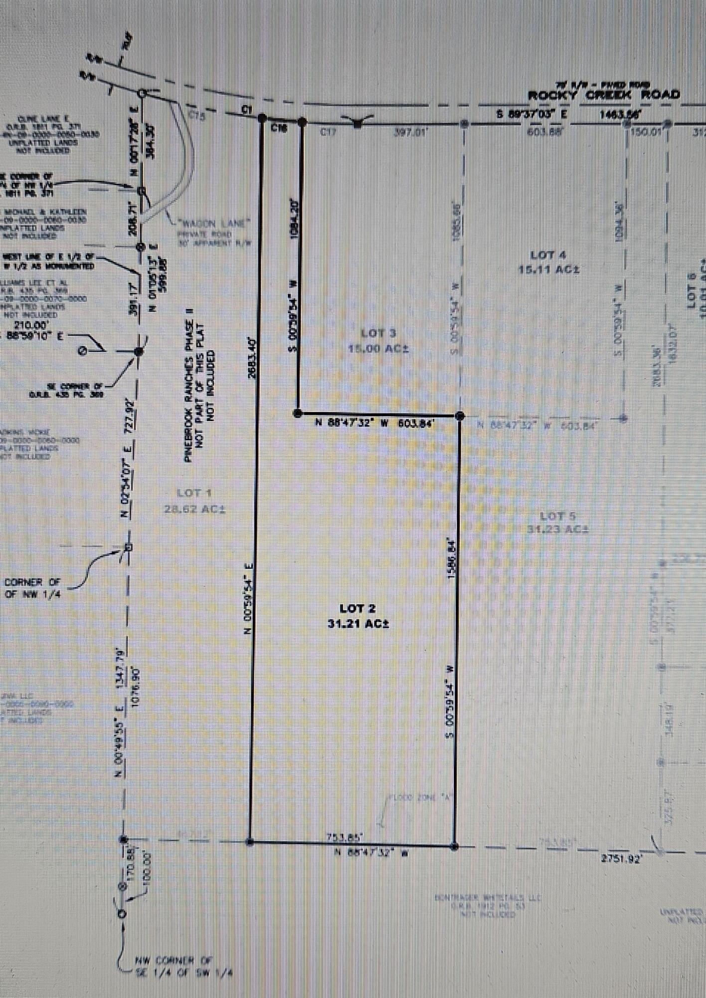 Pinebrook Ranches - Land