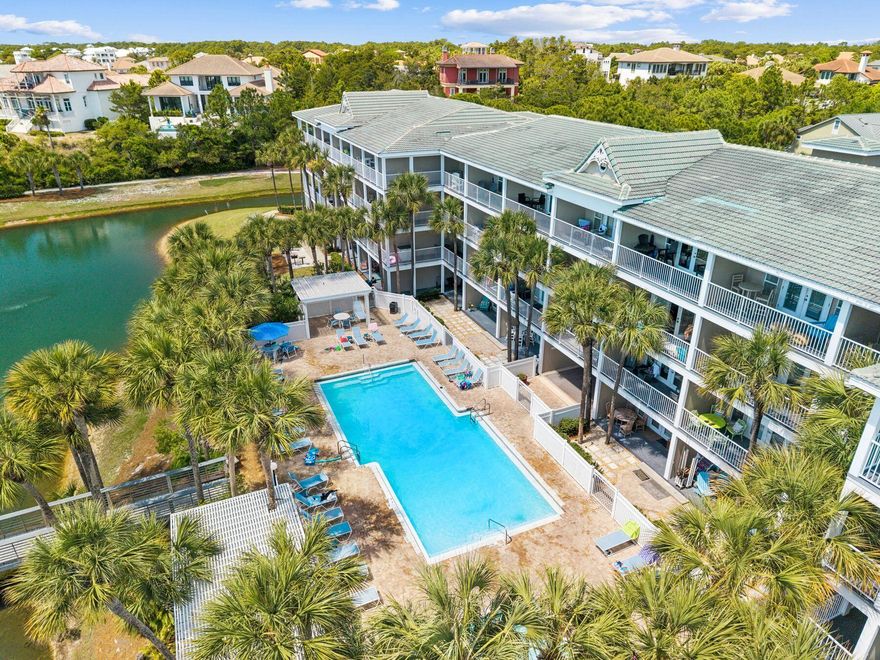 Welcome to Gulf Place Caribbean, where coastal charm meets one of the most vibrant and walkable communities along Scenic Hwy 30A. This spacious 2 bedroom, 2 bath condo with a bonus bunk area offers an easygoing beach vibe, thoughtful updates, and peace of mind with a new HVAC system and new hot water heater already in place. Located on the second floor, this unit features a wraparound balcony that is perfect for morning coffee, sunset cocktails, or simply taking in the energy of Gulf Place below. Inside, you will find engineered hardwood flooring throughout and a fresh, updated feel from top to bottom. The kitchen is equipped with stainless steel appliances and, along with the bathrooms, has been beautifully updated with quartz countertops, updated cabinetry, and a clean, modern style. The primary suite offers a true retreat with a stunning tiled walk in shower and seamless glass enclosure.

Additional upgrades include added ceiling fans for enhanced comfort, and the HOA has recently completed improvements to the building's balconies and railings, further supporting long term value.

Life at Gulf Place is all about convenience and connection. Three deeded beach access walkovers are just across the street, making it effortless to get your toes in the sand. You are also just steps away from local favorites for dining, shopping, and entertainment, with community events and concerts happening throughout the year in a fun, family friendly setting.

Owners and guests enjoy access to three pools, tennis courts, and pickleball courts, adding even more to the appeal. With its strong rental potential, welcoming layout, and unbeatable location on 30A, this condo is the kind of place people come back to again and again.