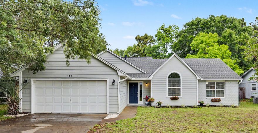 LOCATION, LOCATION, LOCATION. This fabulous home in the sought after Bluewater Bay community features 3 bedrooms and 2 bathrooms with a large screened in back porch where you can enjoy some fresh air with room for a pool. NO HOA and just minutes from the beautiful BEACHES of Destin and a short walk to Choctawhatchee Bay. This beautiful home has vaulted ceilings, a gorgeous fireplace and tons of natural light and was completely remodeled a few years ago.

The kitchen is a chef's delight and was skillfully updated with gorgeous quartz countertops, a beautiful sink, tile backsplash, well appointed accent lighting and stainless steel appliances.

The roof was installed in 2023. Remodel was completed in 2020 creating effective home age of 2005.