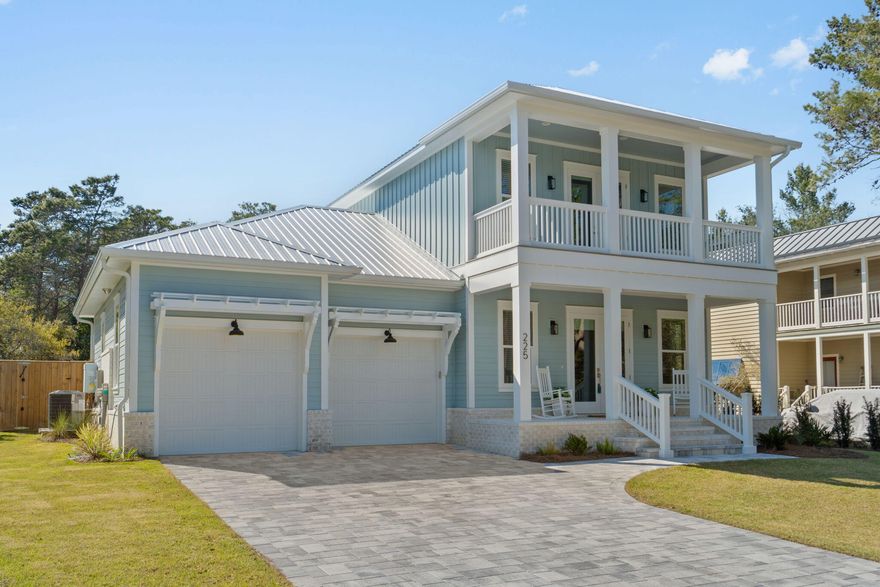 30A Inlet Beach Dream Home!  Owner just had home professionally decorated.  Brand new custom beach house with private pool & DEEDED BEACH ACCESS with golf cart parking!  Offered furnished as staged. Just a few of the features: open floor plan,12x24 heated cascading saltwater pool, premium sandblasted marble decking, master suite on 2nd floor has balcony/covered porch, two attic areas with abundance of storage, also a 2nd master on the main level, large laundry with custom cabinets, extra spacious pantry w/built in beverage & wine cooler,  custom wood shelving in all closets, quartz countertops, tile & lvp flooring throughout, stainless steel appliances, custom vent hood, and so much more!! Ride your bike to Rosemary, Watersound & Allys Beach. Buyer to verify all deemed important informati