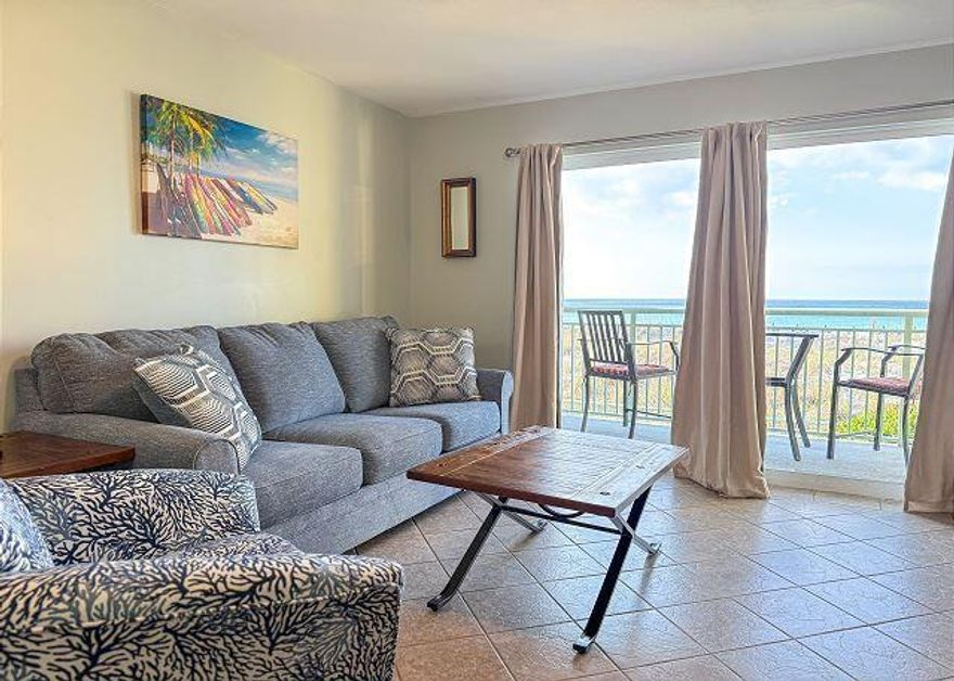 Price Reduced! Motivated Seller!!  Pelican Isle located on Beautiful Okaloosa Island! This direct Gulf front 1 bedroom + bunks & 2 full baths condo can be yours! The spacious & upgraded condo is located on the second floor, sleeps 6 and is being sold turn key, fully furnished and decorated including new living room furniture.  The unit is an excellent rental property or would make a fantastic, yet affordable vacation home. Pelican Isle amenities include, a refreshing beachside pool, hot tub, fitness center, direct beach access, on-site rental desk and plenty of parking spaces. Don't wait, schedule your viewing appointment today! All information deemed correct, however buyer to verify.