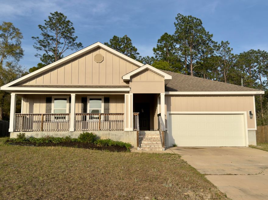 This 2238 sq. ft. REO Opportunity was just built in 2021. A modern layout, an amazing price, and it is simply waiting for you.  This home has Hardi siding exterior, a 2 car garage,  and rests on approx 0.6 acres. A split bedroom design, this 4-bedroom, 2-bath layout has a large open floor plan with a great room, separate dining area, and kitchen island.  This opportunity does come with some needed cosmetic minimal updates and just waiting on your personal touch.  As one of the best-priced properties in this area,  this is a premier opportunity for first-time buyers or savvy investors looking for immediate equity. Call today!