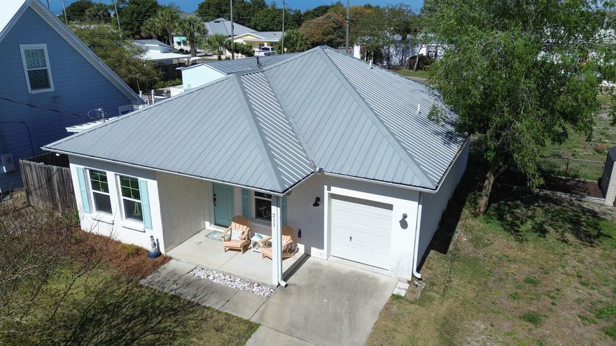 cription: LAGUNA BEACH LOT 6 BLK 12 ORB 3692 P 212
Remarks: Welcome to 211 El Prado P[ace and your like new Beach House .This floor plan is a Laguna Beach classic with 2 bedrooms ,2 full bathrooms and the bonus/ bunk room .Built in 2017 with one car garage that has your electric golf cart that conveys with the purchase of this beach house . Furnished with very few exclusions .The tile wood look floors are throughout and beautiful . Kitchen has stainless appliances, white cabinets and plenty of counter space for friends and family. Full size stack washer and dryer makes laundry a breeze . On the side is a covered patio for grilling or just relaxing with a good book ,hot and cold shower ,fully fenced . Metal roof 2017 , 2025 HVAC ,new microwave April 2026 .Popular west end of the beach make this home a must see. Whether you want a primary home ,second home or weekly rental home this is it. Carousel Supermarket ,Thomas Donuts just a few blocks away .Call your realtor today before this home is SOLD .Whether you love 30A or Panama City Beach with Pier Park ,Top Golf or Dolly Pardons Pirates Adventure this central location is everything !