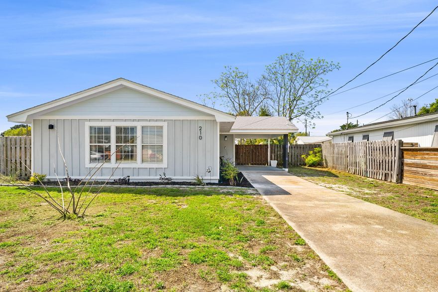 Welcome to your perfect beachside retreat! Located just 1/2 of a mile from the sugar-white sands and emerald waters, this beautifully updated 3-bedroom, 1.5 bath home offers the ideal blend of comfort, style, and location. Situated in an established subdivision with no HOA, you'll enjoy peace and privacy--especially with no short-term rentals allowed next door, making it perfect for a primary residence or second home. Inside, the home has been thoughtfully remodeled to include all new ductwork, newer appliances, new paint, updated vanities, and modern lighting, along with a roof replaced in 2019 for added peace of mind and a move in ready feel. The screened-in porch provides the perfect spot to relax and enjoy the coastal breeze year-round.  Just minutes from Pier Park's shopping, dining, and entertainment, Frank Brown Park's top-tier sports facilities and of course the world's most beautiful beaches! This home can be sold fully furnished or unfurnished. Call today to schedule a showing.