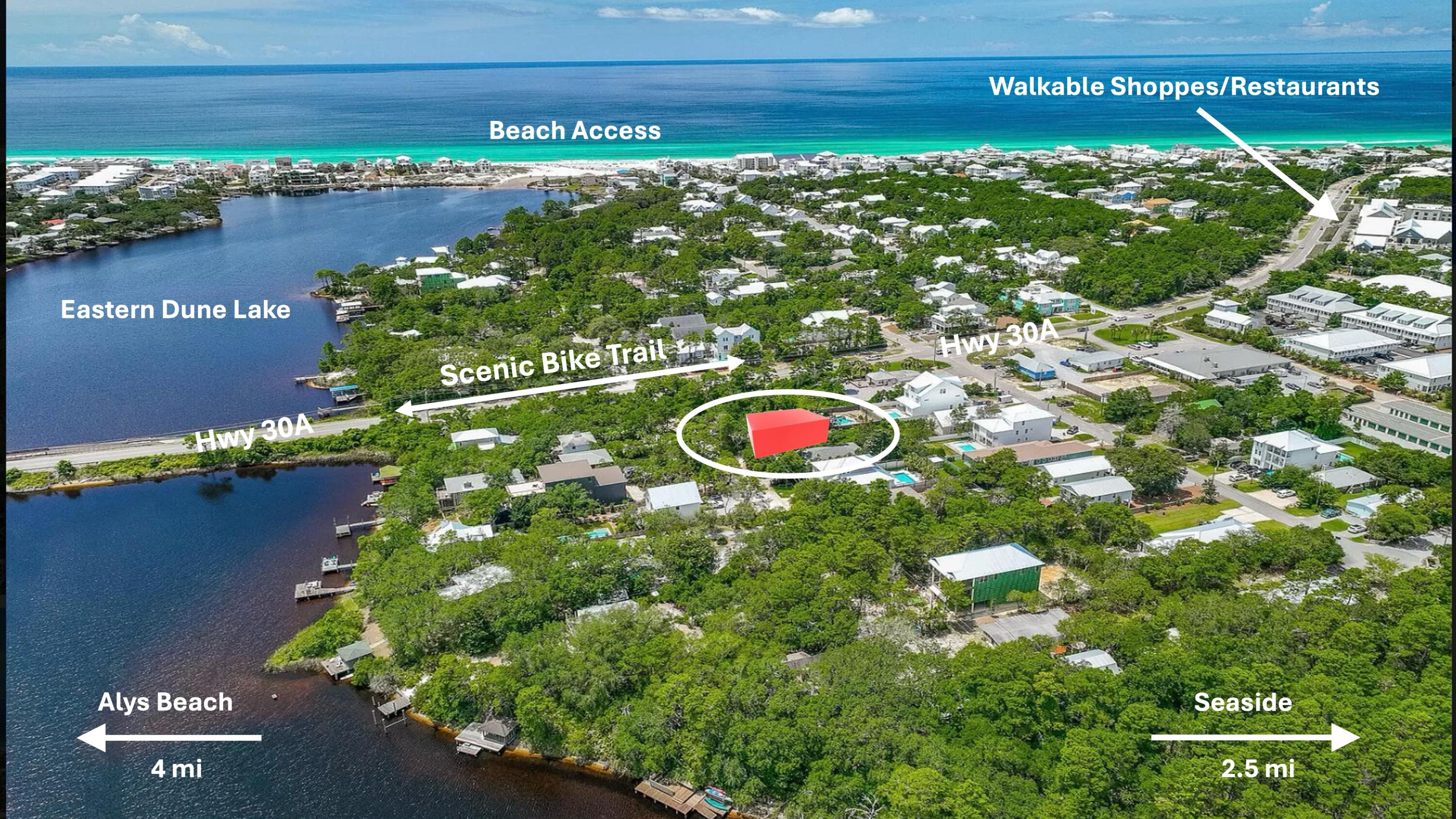 Eastern Lake area of Santa Rosa Beach - Land