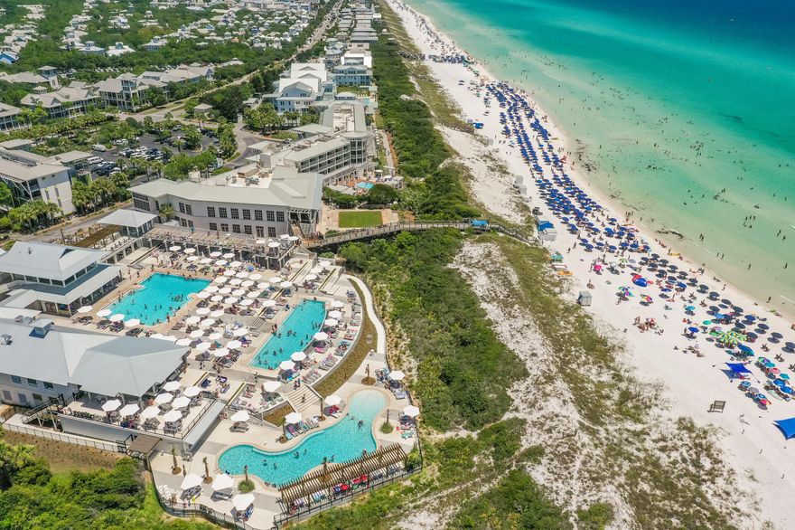 The Private Residence Club presents a refined opportunity to enjoy ownership in WaterColor without the demands of full-time possession. Designed for discerning buyers, this professionally managed, non-rental enclave offers an effortless coastal lifestyle in one of 30A's most prestigious locations.
Ownership is fractional and limited, with just 11 private two-bedroom, two-bath residences, each divided into eight equal interests. Each owner enjoys five guaranteed weeks of private use annually—one curated week per season plus a flexible bonus week—with the potential for additional stays as availability allows.
Perfectly positioned south of Highway 30A, the building sits directly across from the WaterColor Beach Club and the iconic Fish Out of Water restaurant. Interiors are thoughtfully designed for comfort and flexibility, including a guest bedroom featuring two king bedsideal for hosting family or friends. Residences are reserved exclusively for owners and their guests, preserving privacy and a true sense of ownership.
Steps from the beach and moments from WaterColor's boutiques, dining, parks, and scenic bike paths, owners enjoy full access to the community's celebrated amenities, including the Beach Club with three resort-style pools, tennis courts, Camp WaterColor, and more.
Ownership is truly turnkey. Quarterly dues encompass all operating expenses, including taxes, insurance, maintenance, and association feesallowing owners to simply arrive, relax, and depart with ease. This is luxury ownership made uncomplicated.
All information is deemed to be accurate buyer to verify all information.