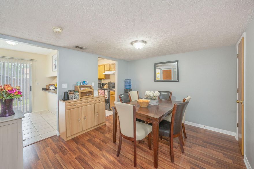 This roomy 3-bedroom, 2.5-bath townhome is move-in ready and designed for comfortable living. The bright, open floor plan connects the living, dining, and kitchen areas, creating an inviting space for both relaxing and entertaining. The kitchen offers ample cabinet and counter space, making everyday living easy.

Upstairs, the spacious primary suite features a private ensuite bath and generous closet space, while two additional bedrooms provide flexibility for guests, family, or a home office. A convenient half bath is located on the main level.

Well maintained and ready for its next owner, this townhome offers the perfect combination of space, comfort, and low-maintenance living.