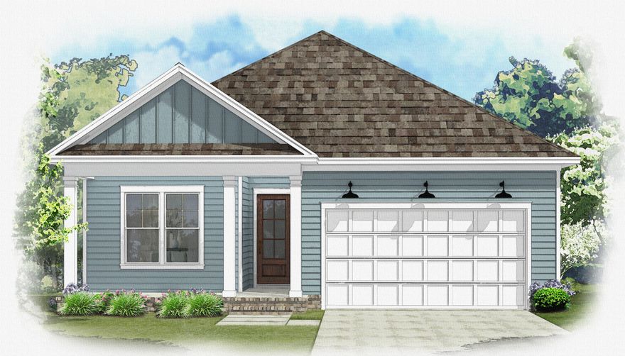 Estimated Completion October 2026! Seller is offering 1% of total purchase price toward closing costs, $10,000.00 'anywhere money' and an additional $2,000.00 if using the seller's preferred lender.  Welcome home to this beautifully crafted new construction home, the Dogwood C Plan, offering 4 bedrooms, 2 bathrooms, and approximately 2,000 square feet of thoughtfully designed, single-story living.  This home perfectly blends timeless style with modern functionality.

Step inside to find elegant crown molding featured in the living room, dining room, kitchen, foyer, first hallway, and the spacious primary bedroom, adding a refined touch throughout the main living areas. The open-concept floor plan creates a seamless flow, ideal for both everyday living and entertaining. The kitchen is a true showstopper, complete with stainless steel appliances, white shaker cabinets with soft-close drawers, and stunning Michelangelo quartz countertops. A white apron-front sink and classic white subway herringbone tile backsplash bring both charm and sophistication to the space.

Custom shelving in both the pantry and the primary closet adds convenience and organization, elevating everyday living. The bathrooms and laundry room also feature matching Michelangelo quartz countertops, providing a cohesive and upscale feel throughout the home.

Durable and stylish LVP flooring in the Hyde Haven finish runs throughout all main areas, with tile in the wet areas for added practicality and design appeal.

This home offers the perfect combination of quality craftsmanship, modern finishes, and comfortable living--all in a desirable single-level layout. Don't miss your opportunity to own this exceptional new home upon its completion this October!