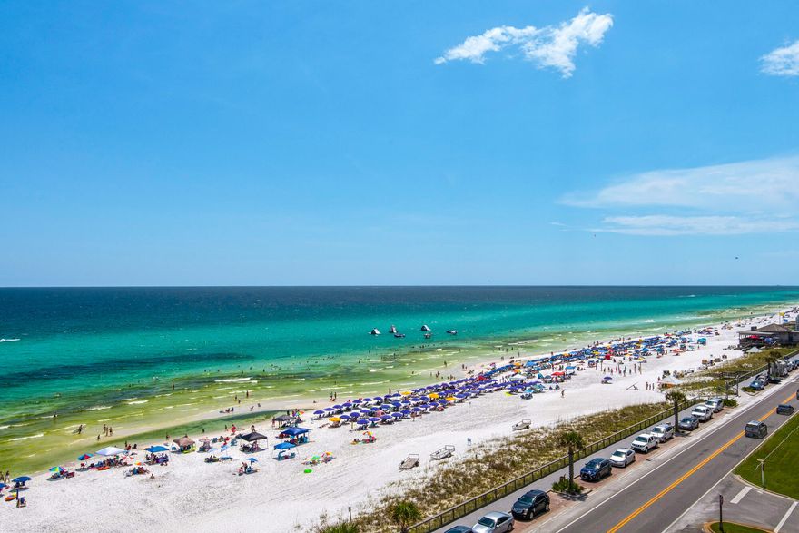 This turnkey fully furnished 1-bedroom condo at Majestic Sun offers the epitome of coastal living. Wake up to breathtaking Gulf views from your private balcony.

Inside, you'll find a stylishly updated kitchen with granite countertops, a comfortable living area with a queen sleeper sofa, and a master suite with a king bed and private half-bath.

Recent updates include a new HVAC system (2017) and a new water heater (2020), ensuring comfort and peace of mind.