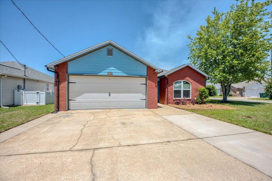 Ready to step into your ''homeowner era''? Check out this fantastic four bedroom home situated between Eglin and Hurlburt AFB and only about 7 miles to the sugar white sands of Okaloosa Island. Pretty brick front and durable concrete-board siding. Open-concept is over-rated... this home is giving ''quiet spaces'', no kitchen noise while you're in the living room; plenty of wall space for your artwork! A separate kitchen with eat-in dining area means less distractions, more mindfulness to enjoy the moment--total green flag. Solid wood cabinets topped with sleek granite counters and finished with stainless steel appliances--the refrigerator is boujee, and the faucet is lit...(touch sensing automatic) The large living room opens to the covered back porch and privacy-fenced back yard--perfect for your furry-family members (pet door already installed!). This floor-plan offers one bedroom separate from the others, located off the foyer--perfect for a home-office. The main bedroom is massive, with a big walk in closet for your drip and stylish en suite bathroom.  Freshly painted a creamy white throughout with energy efficient, custom fabric shades on each window. HVAC replaced in 2023 with high-efficiency 3 ton 22.5 seer.  Lots of upgrades in 2020: roof; hurricane rated windows; Water heater, duct work, and electrical wiring also replaced in 2020. Big laundry room (washer and dryer convey!) and a motorcycle garage (or perfect for storing your lawn mower, tools and fishing poles). This house is mogging; no matter your situationship, single or with your bae, first time homebuyer or boomer, Don't miss out on this one, or you'll be in your salty feelings--Big Yikes! Don't be lowkey, set your appointment to see this home today.

Conveniently located within minutes of shopping, military bases, schools, the hospital and beaches! Quality updates and smart features (like the storm door with hidden screen and the automatic bathroom exhaust fan with humidity sensor) priced right, and ready for new owners. 

Square footage taken from prior appraisal. All information provided believed to be accurate, buyer to verify all facts deemed important.