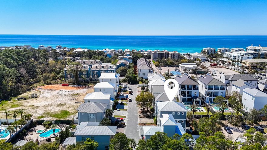 NO HOA FEES! MOTIVATED SELLERS! Welcome to 51 Abbey Road, a stunning 4-bedroom, 4.5-bath, 3-story coastal retreat perfectly positioned along scenic 30A in Santa Rosa Beach. Ideally located at the junction of Hwy 393, this home offers easy access to Hwy 98 and is less than half a mile from public beach access, local restaurants, and boutique shops making it a prime choice for both full-time living and a high-performing vacation rental. Step inside to find a bright, open-concept layout designed for modern coastal living. The main living area, located on the second floor, features the living room, dining space, and kitchen all seamlessly connected for effortless entertainment. The kitchen showcases a large island with sink and breakfast bar, stainless steel appliances, natural stone countertops, and ample cabinetry overlooking the living room. This home offers multiple covered balconies on the front and back perfect for enjoying the Gulf breeze and a paver driveway and back patio for easy maintenance and added curb appeal. The bedrooms are conveniently located on the first and third floors, with the primary suite on the top level featuring a private balcony, spacious ensuite bathroom with a glass-door tiled walk-in shower, and double vanity. Additional highlights include a metal roof, fully furnished interior including washer/dryer and patio furniture, and laundry on the main level for convenience. Situated just across from the emerald waters and sugar-white sands of the Gulf, 51 Abbey Road captures the best of 30A living luxury, location, and laid-back coastal charm all in one.