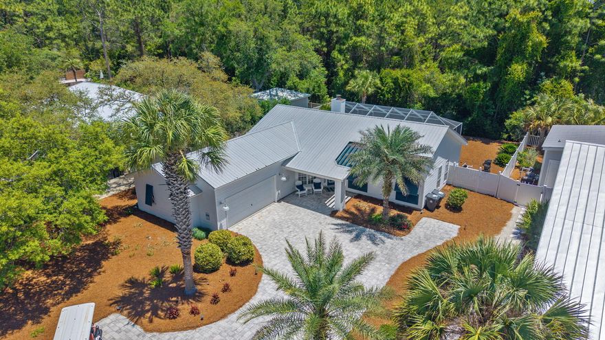 Coastal Retreat Near 30A - Pool Home Backing to Camp Creek

Welcome to 408 Seacrest Drive in Inlet Beach, a rare opportunity to own a beautifully updated coastal home backing directly to Camp Creek--offering a unique blend of privacy, natural beauty, and prime proximity to Scenic Highway 30A.

This charming 3-bedroom, 2-bath single-story home features an open-concept layout with vaulted ceilings, abundant natural light, and tasteful modern updates throughout. The renovated kitchen is equipped with quartz countertops, stainless steel appliances, and a breakfast bar that flows seamlessly into the main living and dining areas--perfect for entertaining or everyday coastal living.

The spacious primary suite overlooks the serene backyard and creek setting, creating a peaceful retreat. Two additional bedrooms provide flexibility for guests, family, or a home office.

Step outside to your own private oasis--complete with a screened-in pool, expansive patio, and a fully fenced backyard. The property's direct frontage along Camp Creek adds a rare natural buffer, enhancing privacy while offering tranquil views and a connection to nature that's hard to find this close to the beach.
Located less than half a mile from public beach access, this home combines the best of coastal living with a quiet, tucked-away feel. With no HOA, it also presents excellent potential as a primary residence, second home, or short-term rental investment.

Just minutes from the iconic communities of Rosemary Beach and Alys Beach, you'll enjoy easy access to 30A's top dining, shopping, and entertainment.
Property Highlights:


3 Bedrooms | 2 Bathrooms


~1,400 Sq Ft


Backs directly to Camp Creek


Screened-in private pool


Renovated interior with modern finishes


Vaulted ceilings & open layout


Fully fenced backyard with natural privacy


Two-car garage + ample parking


No HOA


Short walk or bike ride to beach access


A rare setting this close to the Gulf--offering privacy, charm, and true 30A lifestyle appeal.