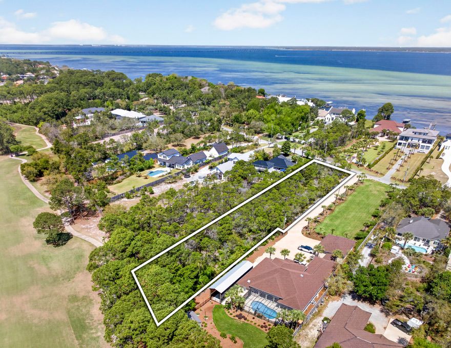 DON'T LET THIS ONE GO UNNOTICED. 1.1 acre lot in Miramar Beach. No HOA. Great surroundings. Get to the beach by golf cart! Lot backs up to Emerald Bay Golf Course. Great location for primary or second home. Call now for more information.