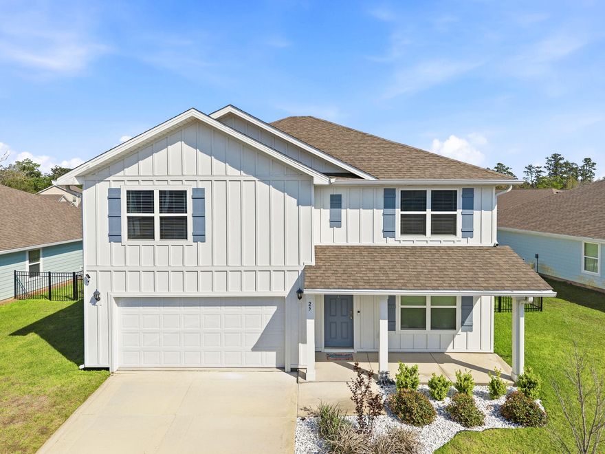 5-Bedroom Home in Riverwalk, a truly rare find in Walton County! This spacious 5-bedroom, 3-bathroom home in the desirable Riverwalk community offers the perfect blend of modern living and convenience. Built in 2024 and owner-occupied only, this home is in excellent condition and feels like new. With 2,593 square feet, there's plenty of room for everyone.
Inside, you'll find durable LVP flooring throughout the main areas and comfortable carpet in the bedrooms. The open layout is ideal for both everyday living and entertaining. A washer and dryer are included, along with a water softener system for added comfort.
Step outside to a large, fully fenced backyard. Perfect for pets, play, or relaxing evenings. The home also features a 2-car garage for added storage and convenience. Enjoy all that Riverwalk has to offer, including:
Community pool and fitness center
Private dock on LaGrange Bayou, perfect for fishing or catching stunning sunsets

Located just minutes from 30A beaches and with easy access to Interstate 10, this home offers both tranquility and accessibility. Zoned for highly rated schools, it's an ideal location for families and professionals alike.

A Rental Application Fee of $70 for each applicant will be collected to initiate a credit screening and criminal background check as part of the application evaluation process. Beach Sunsets Inc charges a Tenant fee of $25 per month payable with rent. Renter's Insurance is required; Option available for $11.95 per month. Pet Security Deposits are $500 PER PET and refundable if there is no damage at lease end. Pet Rent is $25 PER PET per month. At lease execution, security deposit(s), pet security deposit(s), and any lease required prepaid rent are due and payable. Your first rent payment is made the day you move in and due the 1st to 5th of each month thereafter.