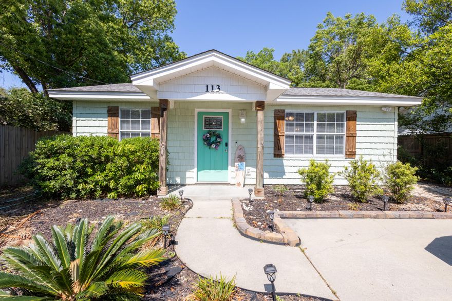 Welcome to your perfect beach getaway located just minutes from the beach. This beautifully updated 2 bedroom, 1.5 bathroom home offers the ideal blend of comfort, style and investment potential-whether you are looking for a vacation retreat, full-time residence, or rental opportunity. Step inside to find a fully renovated interior featuring brand new LVP throughout, stylish shiplap accents, fresh baseboards, an updated kitchen with new cabinetry, butcher block countertops and a full suite of new appliances.  Upgrades also include a reverse osmosis system for added convenience.  Both bathrooms have been thoughtfully upgraded, making this a turnkey property. With its extensive updates and prime location, this property is ready to enjoy!