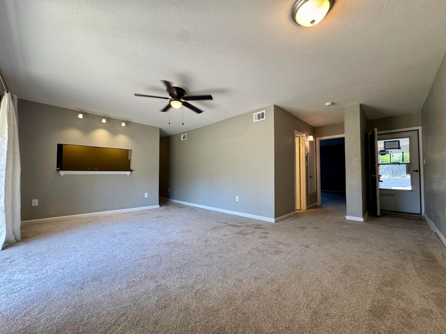 Welcome to this updated first-floor condo offering comfort, convenience, and an unbeatable location. Ideally situated just minutes from major military bases, shopping, dining, and the stunning emerald waters of the Gulf Coast, this property is perfect as a primary residence, second home, or investment opportunity.

Step inside to an inviting living area filled with natural light, thanks to large west-facing sliding glass doors that create a bright and welcoming atmosphere. The open-concept layout features a seamless connection between the kitchen and living space--perfect for both everyday living and entertaining--while still maintaining a sense of defined space.

Recent updates include upgraded wiring, and the unit is equipped with washer and dryer hookups for added convenience. Plush carpeting throughout enhances the cozy feel, creating a comfortable retreat to relax and unwind.

The condo offers two generously sized bedrooms, providing ample space for family, guests, or a home office setup.

Whether you're looking for a low-maintenance lifestyle near the beach or a smart addition to your portfolio, this well-located condo is a fantastic opportunity.

Please note: This property is being sold as part of a bankruptcy proceeding and is subject to court approval. Buyers are encouraged to verify all details, terms, and timelines associated with the sale.