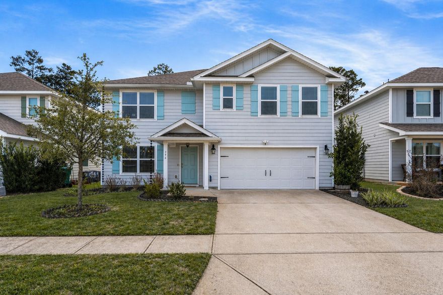 Discover exceptional value in this beautifully maintained 5 bedroom, 3 bath Hayden floor plan, built in 2020 and ideally situated on a quiet cul de sac in the highly desirable Hammock Bay community. With its newer construction, all major components including the roof, HVAC system, and appliances are in great condition, offering peace of mind and long term value.

The first floor offers a dedicated office or guest bedroom with a full bath, while upstairs features a spacious owner's suite, additional bedrooms, and a versatile bonus room.

The kitchen includes an island, pantry, LVP flooring, and a Smart Home package, blending style with modern convenience. The owner's bath offers a garden tub, separate shower, water closet, and walk in closet. Step outside to a gorgeous backyard with lush landscaping and plenty of space to relax or entertain. Most of the furniture is negotiable, creating an easy move in ready opportunity if desired.

Residents of Hammock Bay enjoy resort style amenities including multiple pools, clubhouse, fitness center, playgrounds, pickleball, basketball, and tennis courts, and more. A wonderful opportunity to enjoy comfort, functionality, and vibrant community living.