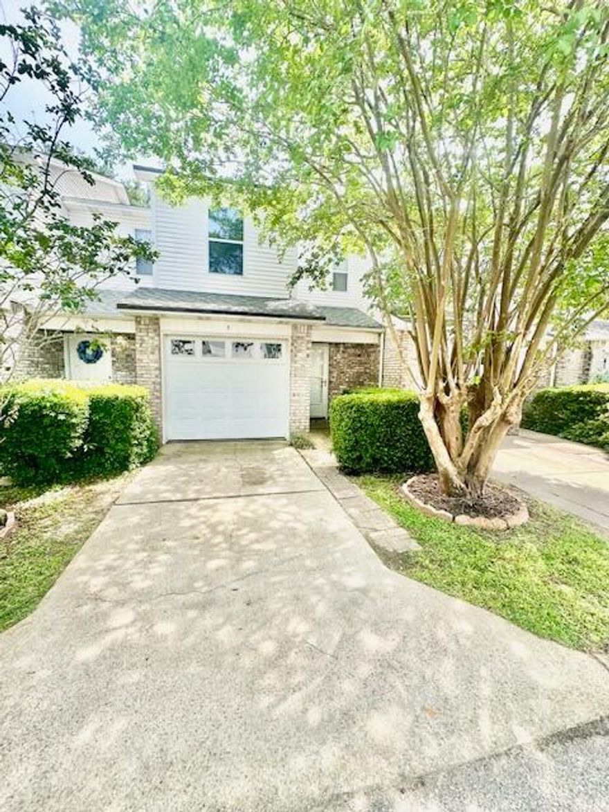 AVAIL: 4/29. SEC DEP = $1800 - CAN BE BROKEN UP N 2 MONTHLY INSTALLMENTS IF QUALIFIED. GORGEOUS remodeled townhome w/ community POOL! Living, dining, kitchen & 1/2 bathroom are all downstairs. Kitchen has granite, stainless steel appliances, breakfast bar & pantry. Bathrooms all have granite as well. Updated fixtures throughout. 2 en suites (bedrooms w/ bathrooms) & utility closet are upstairs. Stairs are carpeted & the rest is LVP, wood or tile. Bedrooms both have walk-in closets & 1 w/ built in's. All electric! Ceiling fans in all the rooms. 1 car garage w/ auto opener. Great north FWB location convenient to EVERYTHING! Privacy fenced backyard w/ open back patio. Yard maintenance included w/ HOA & quarterly pest control included w/ rent. Overflow parking for guests. No pets allowed.