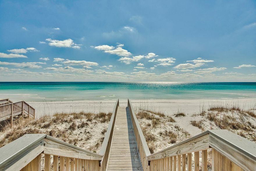 Gulf Breeze is a brand new 5BR/5.5BA gulf-front home in Destin, Florida, offering private beach access, spacious gulf-front balconies, a private in-ground pool, and an in-home elevator serving all floors. Completely remodeled with modern finishes, this turnkey property is ideal as a second home or high-performing vacation rental. Eleven-foot ceilings add to the open, upscale feel, while the direct beach access out the back door makes it perfect for enjoying the cool gulf breezes over the brilliant emerald waters of the Gulf of Mexico. With its prime location near dining and shopping, it offers strong income potential and long-term value.

Property to be sold furnished; any items that will not convey will be identified by Seller prior to accepting offer.